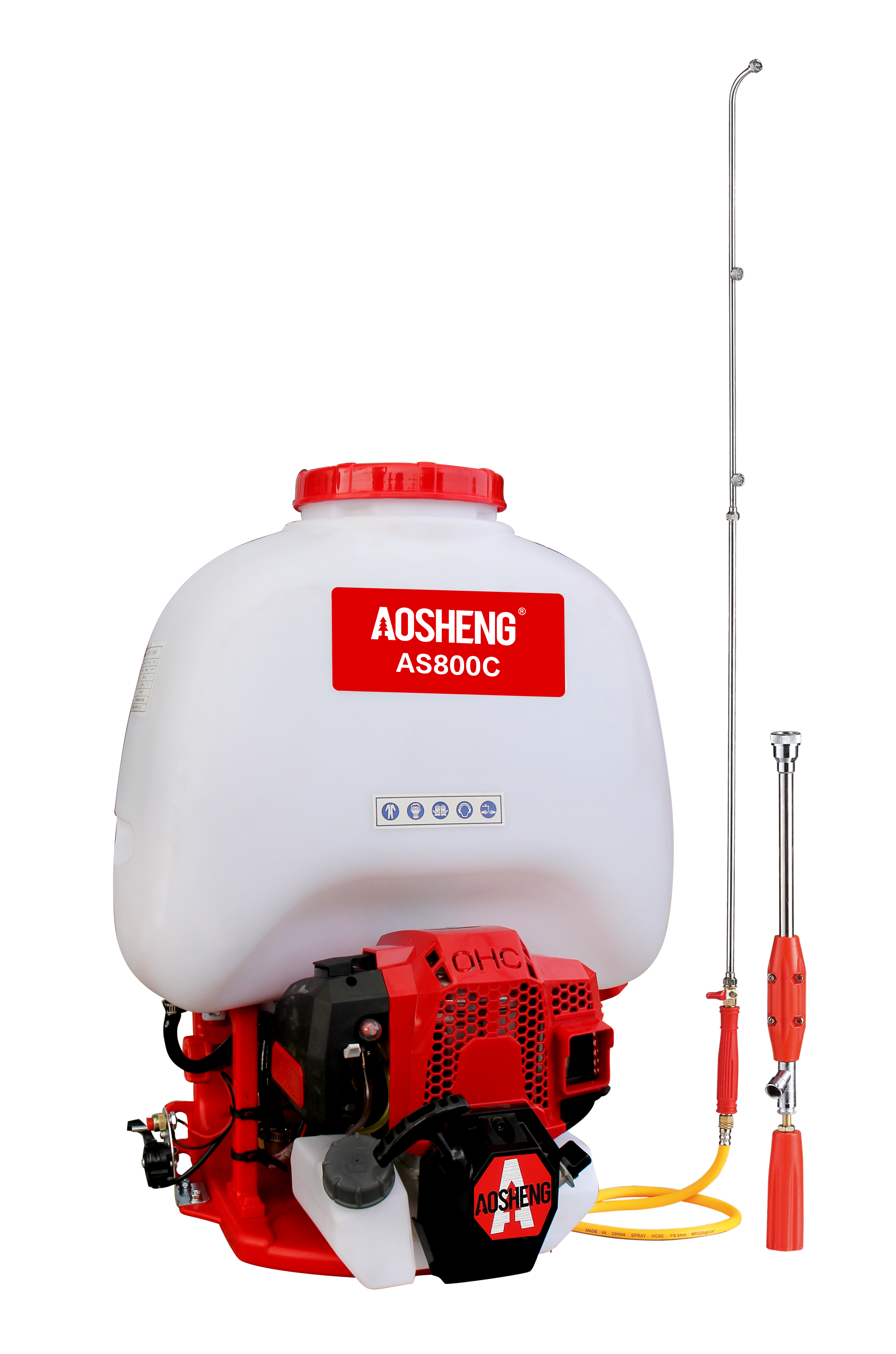 تأتي رشاشات البنزين بأحجام وتصميمات متنوعة